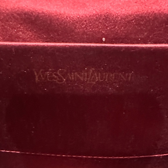 ❤️❤️❤️Last Chance❤️❤️❤️Yves Saint Laurent Bold Red Clutch - Picture 9 of 12